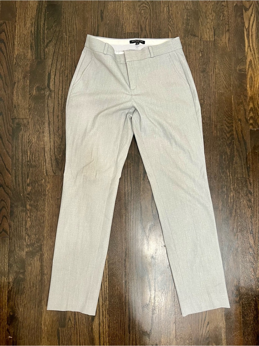 Banana Republic Ryan Gray Straight Leg Dress Pants Women’s Size 2 Long